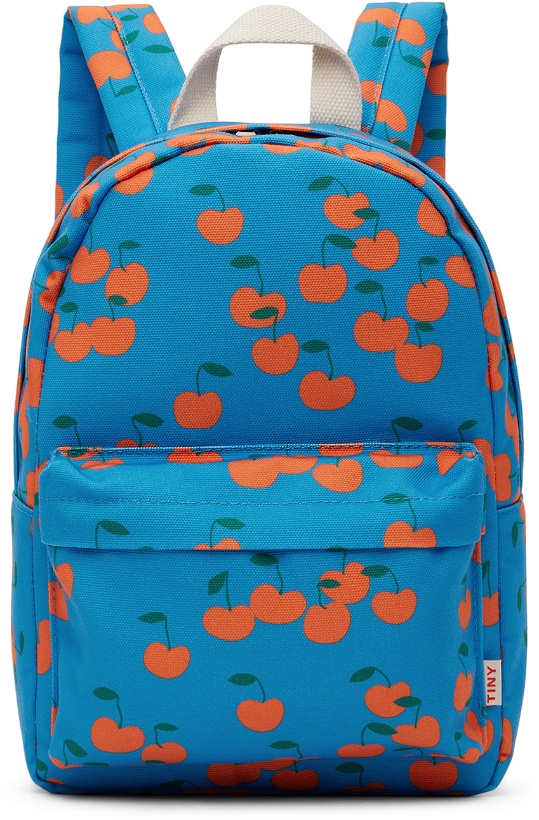 Photo: TINYCOTTONS Kids Blue Cherries Backpack