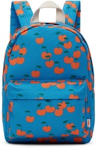 TINYCOTTONS Kids Blue Cherries Backpack