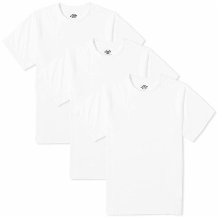 Photo: Dickies Men's Regular Fit T-Shirt - 2 Pack in White