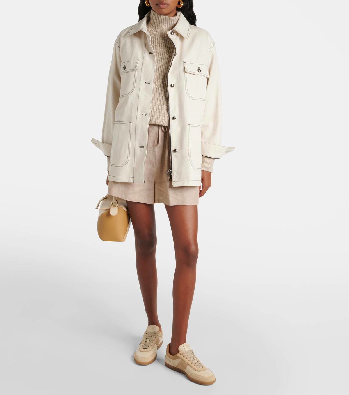 【Tod's】 Tod's Tabs suede-trimmedレザースニーカー Tod's Tabs suede-trimmed leather sneakers Tod's