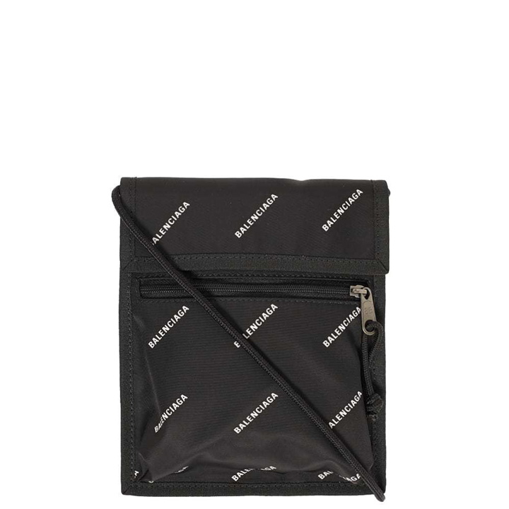 Photo: Balenciaga Small Nylon All Over logo Cross-Body Pouch