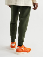 Y-3 - Tapered Logo-Appliquéd Cotton-Jersey Sweatpants - Green