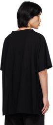 Julius Black Mock Neck T-Shirt