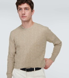 Loro Piana Cable-knit cashmere sweater