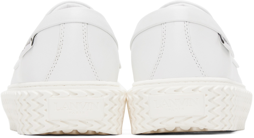 Lanvin White Curbies Slip-On Sneakers Lanvin