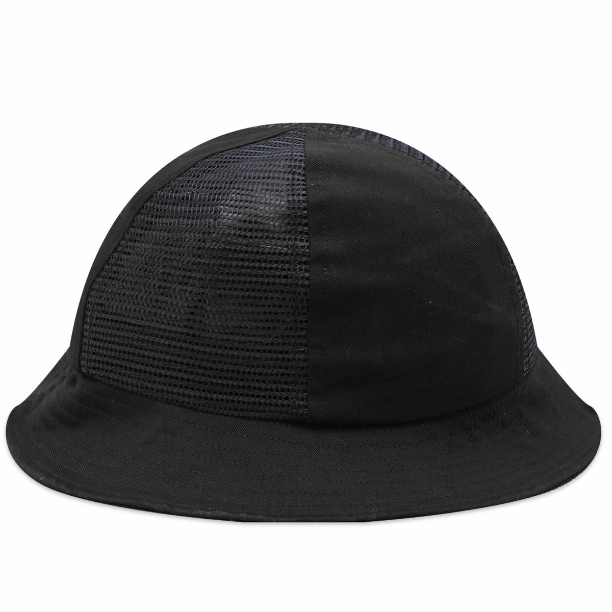 Photo: Palmes Men's Mesh Bucket Hat in Navy/Black