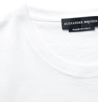 Alexander McQueen - Printed Cotton-Jersey T-Shirt - Men - White