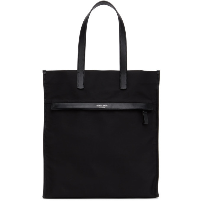 Photo: Giorgio Armani Black Waterproof Nylon Tote