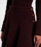 Bottega Veneta Knot knitted midi skirt