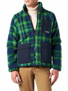 MC2 Saint Barth Man Sherpa Jacket With Tartan Print