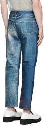 Doublet Blue Hand-Embroidered Jeans
