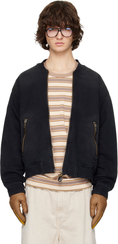 Photo: Solid Homme Black Faded Bomber Jacket