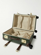 Globe-Trotter - Check-In Leather-Trimmed Trolley Case