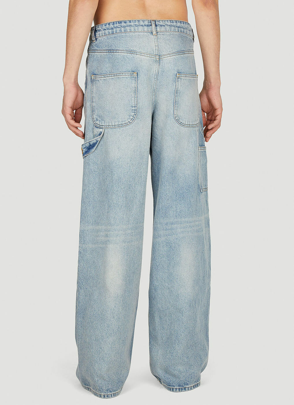 Women's Dirty-washed Denim Baggy Jeans by Acne Studios