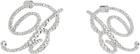 Blumarine Silver 'B' Earrings