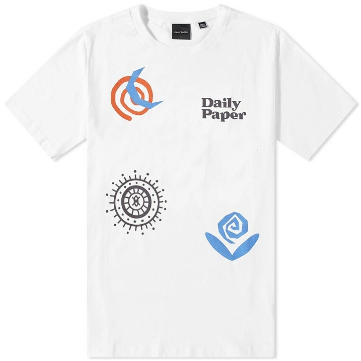 Photo: Daily Paper Men's Puscren Graphic T-Shirt in White
