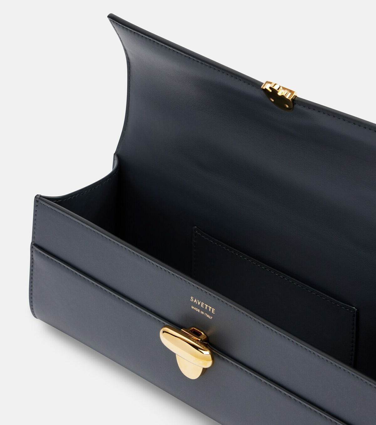 Savette Symmetry Slim leather top-handle bag