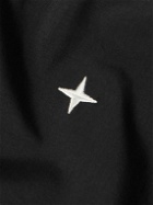 Stone Island - Stellina Logo-Embroidered Shell Hooded Parka - Black
