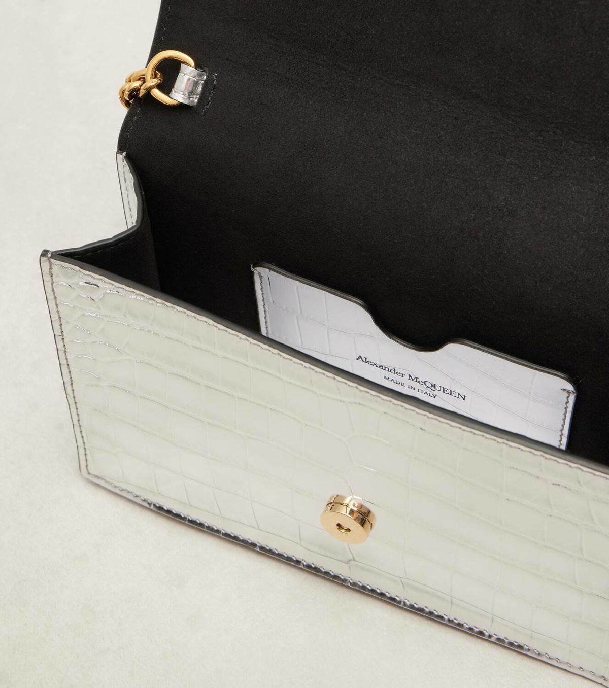 McQueen Skull Small leather crossbody bag