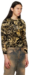 Aries Yellow Juicy Couture Edition Graphic Long Sleeve T-Shirt