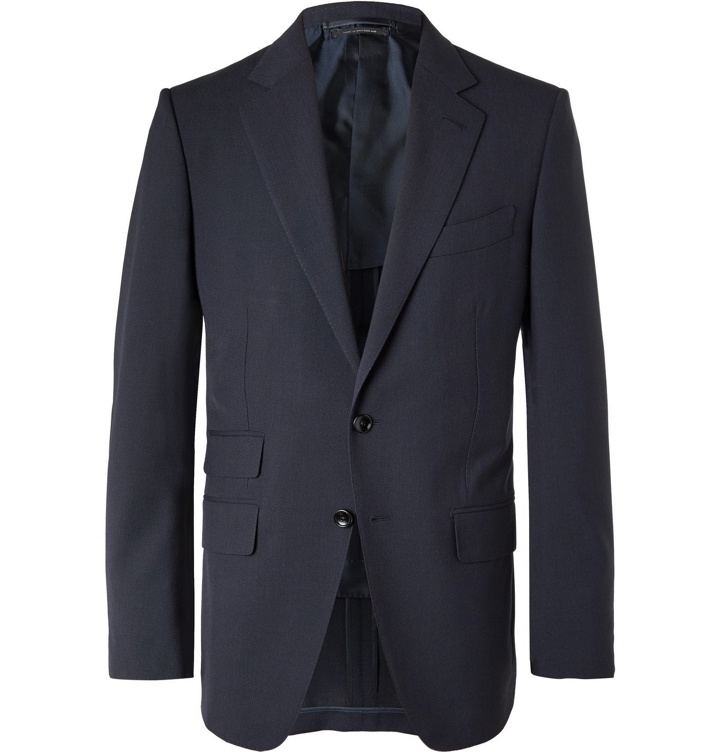 Photo: TOM FORD - O'Connor Slim-Fit Wool Suit Jacket - Blue