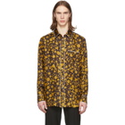 Versace Gold and Black Barocco Western Shirt