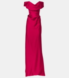 Vivienne Westwood Nova Cocotte silk satin corset gown