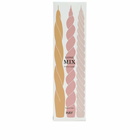 HAY Long Candles - Set Of 6 in Dark Peach/Rose