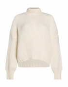 Roberto Collina Womens Turtleneck in Off white