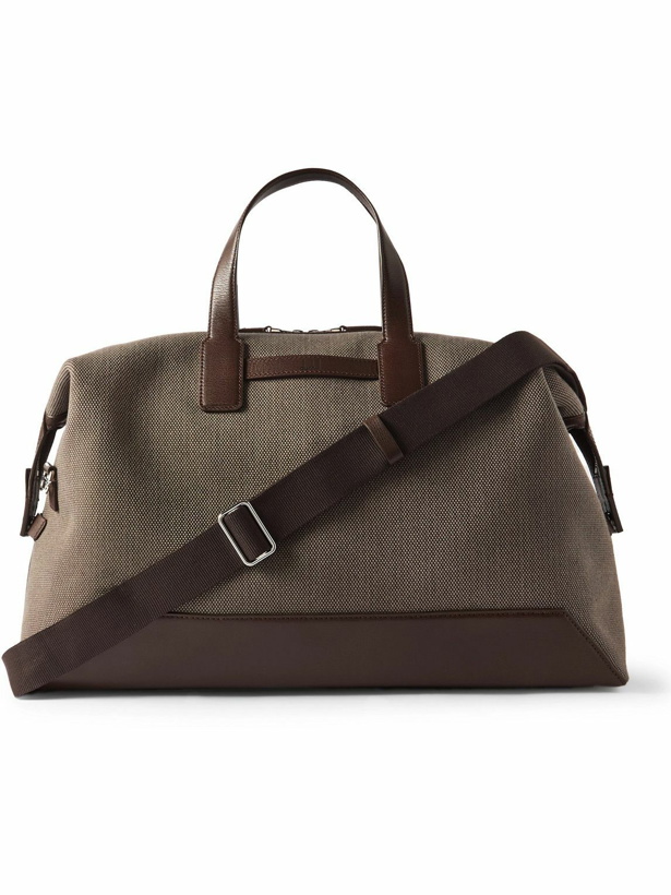 Photo: Dunhill - 1893 Leather-Trimmed Canvas Holdall