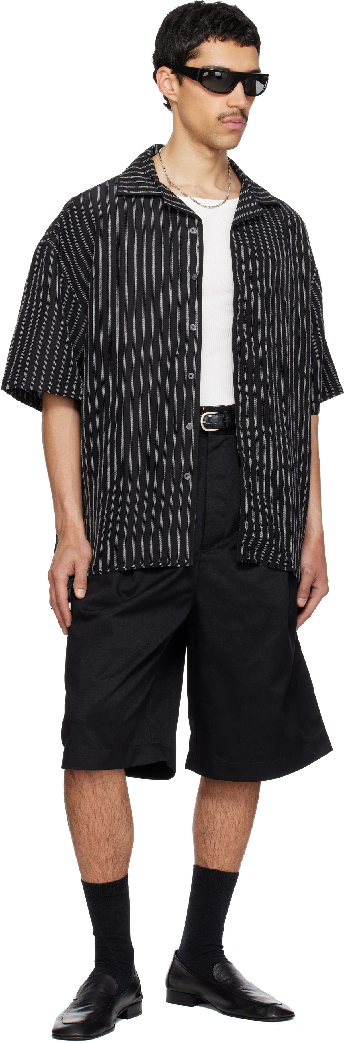 WILLY CHAVARRIA Black Borracho Shorts