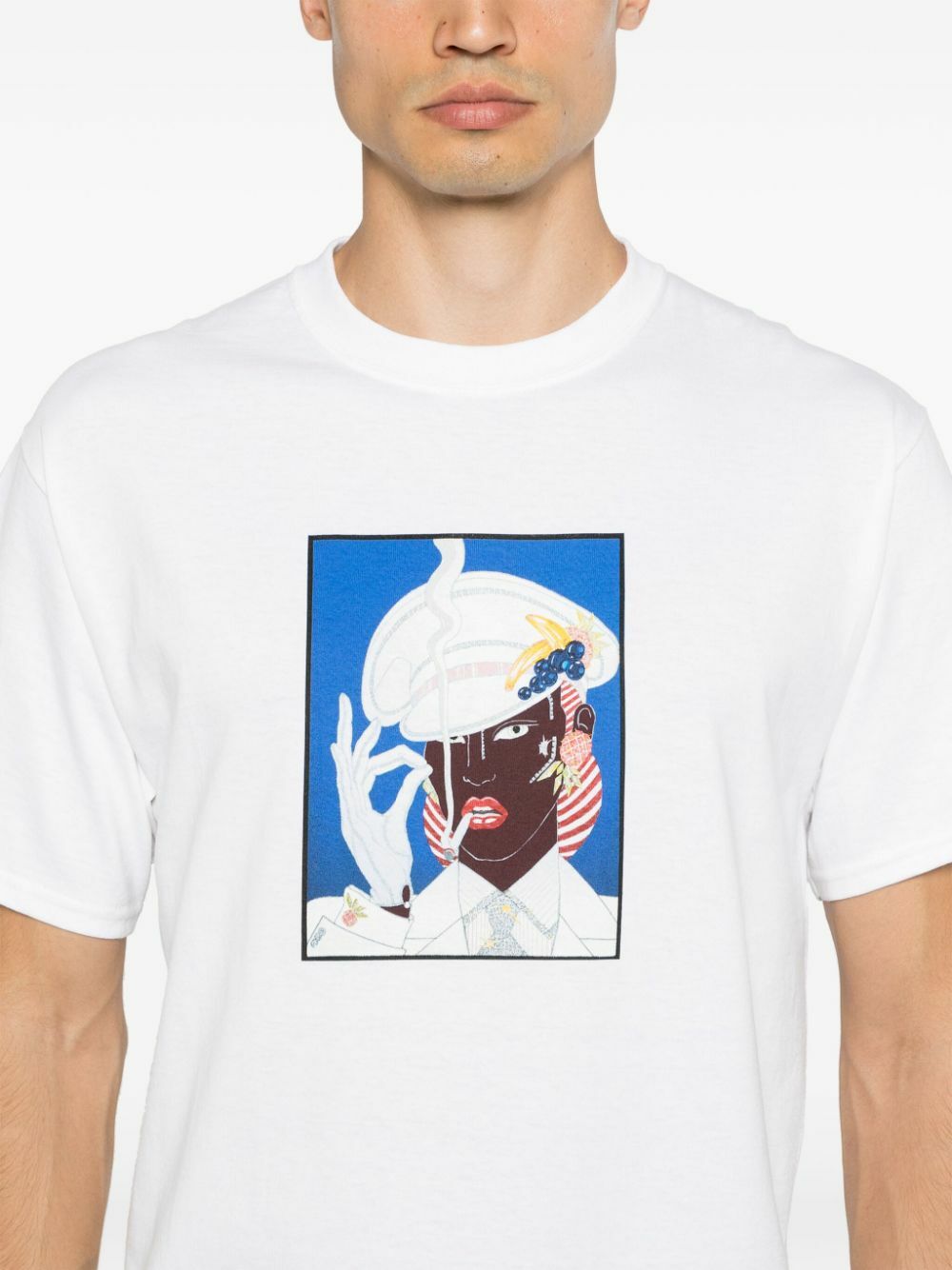 NOAH NY X Antonio Lopez White Illustration-Print T-Shirt Noah NYC