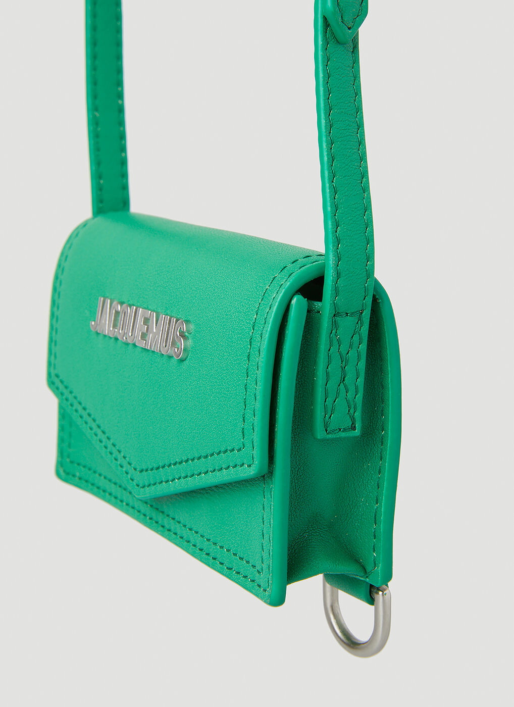 Jacquemus Le Porte Azur Leather Mini Bag Green