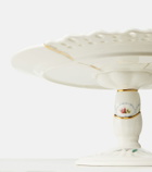 Seletti Kintsugi gold-plated porcelain cake stand