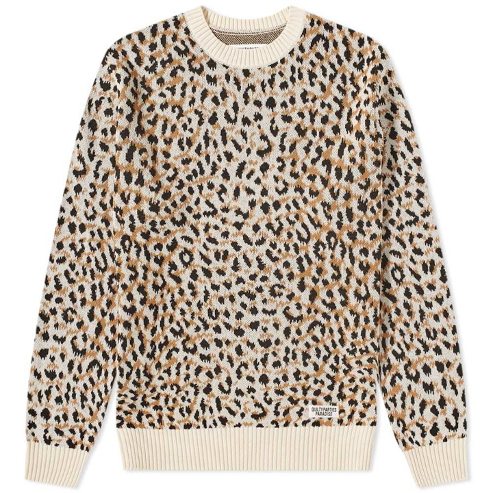 Photo: Wacko Maria Type 2 Leopard Jacquard Sweater