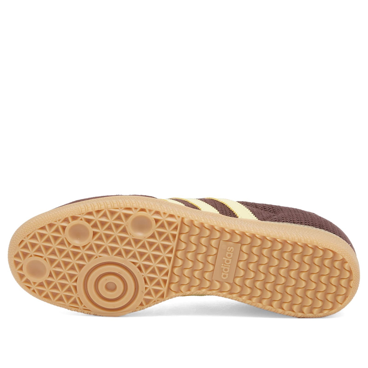 Adidas Samba OG W in Shadow Brown/Powder Yellow