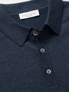 RICHARD JAMES - Cotton Polo Shirt - Blue