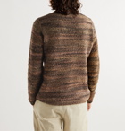 Folk - Slim-Fit Knitted Sweater - Brown