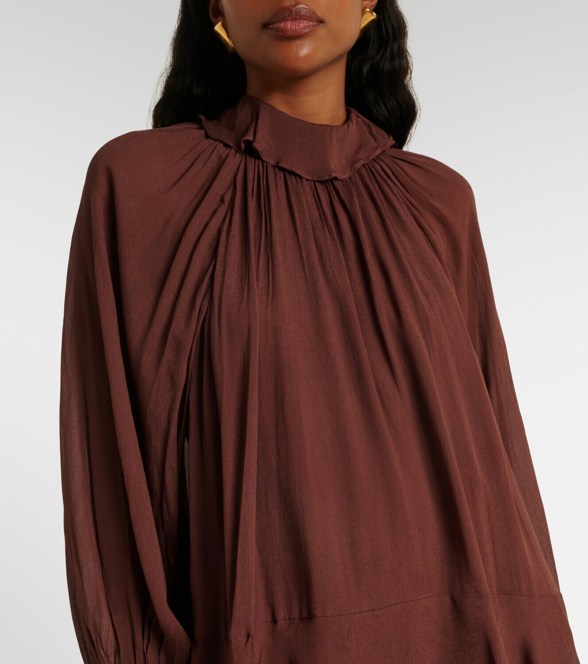 Poupette St Barth Dina ruffled minidress