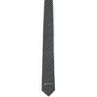 Jacquemus Navy and White La Cravate Tie