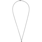 Pearls Before Swine Gunmetal Raw Diamond Necklace