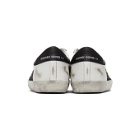 Golden Goose Black and White Mesh Superstar Sneakers