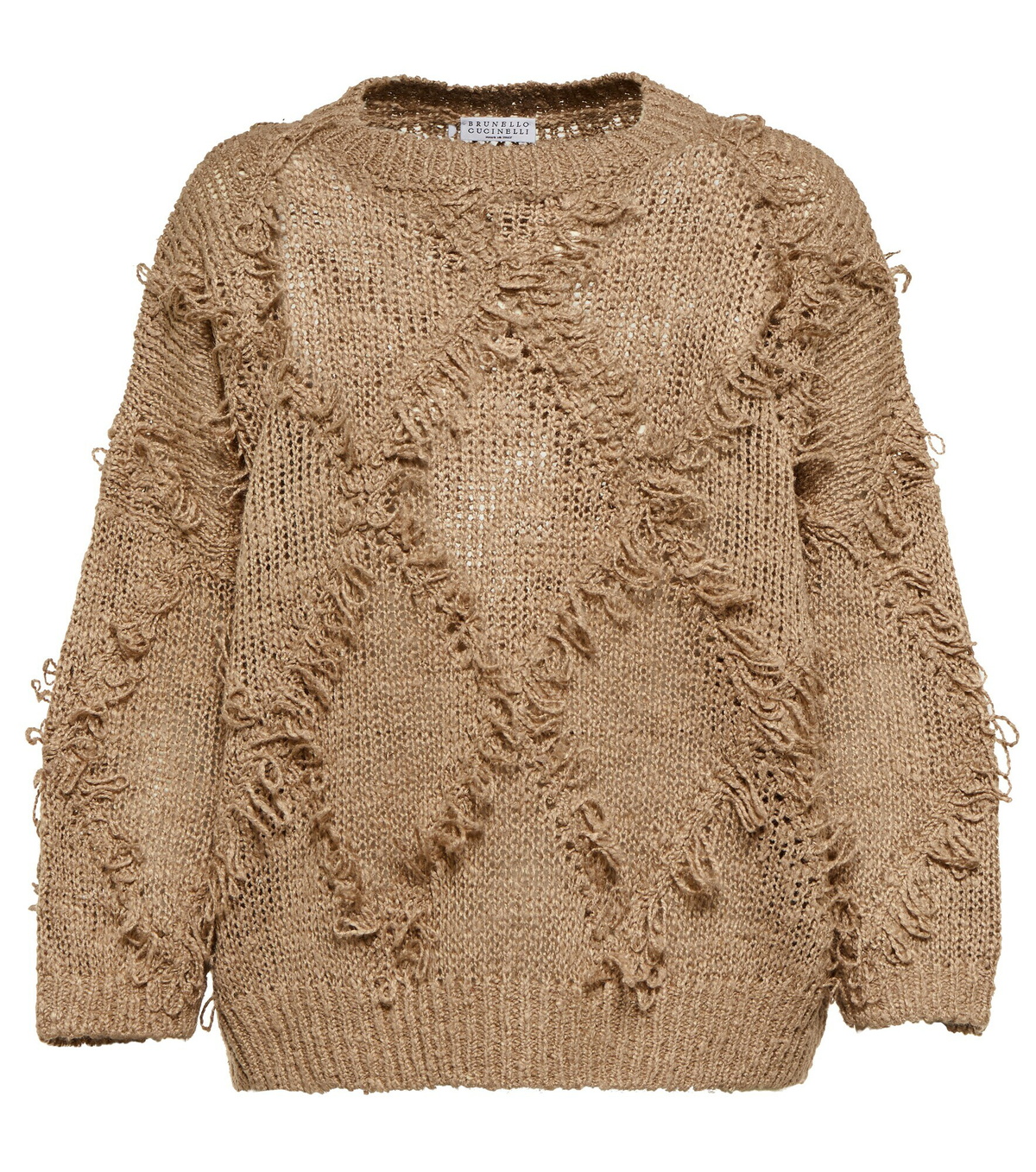 Brunello Cucinelli - Loop-knit silk and linen sweater