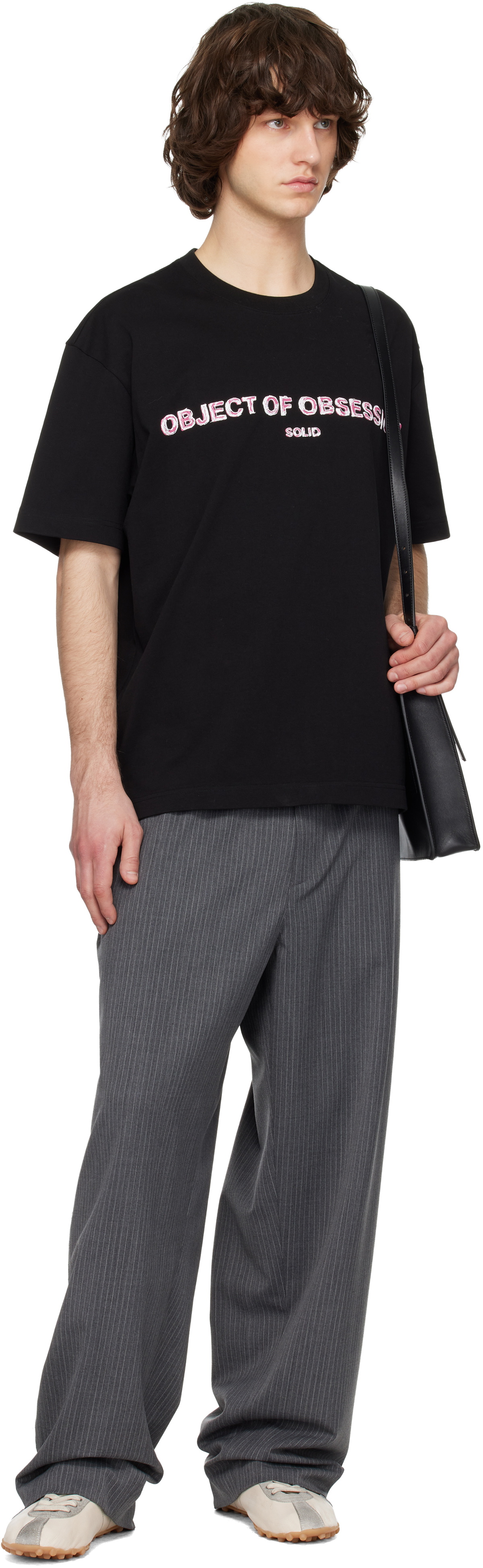 Solid Homme Black 'Object Of Obsession' T-shirt