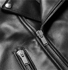Saint Laurent - Leather Biker Jacket - Men - Black