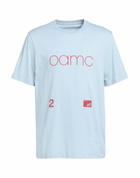 Oamc Mens T-shirt Sky in Blue
