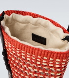 Loewe Paula's Ibiza leather-trimmed shoulder bag