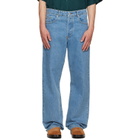 Dries Van Noten Blue Loose Fit Jeans