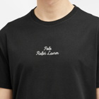 Polo Ralph Lauren Men's Chain Stitch Logo T-Shirt in Polo Black