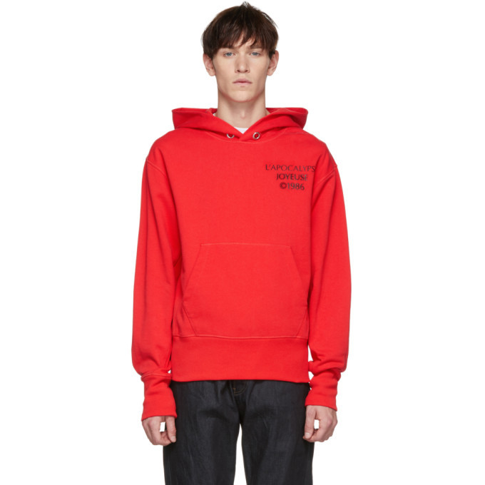 Photo: Helmut Lang Red Logo Hack Hoodie